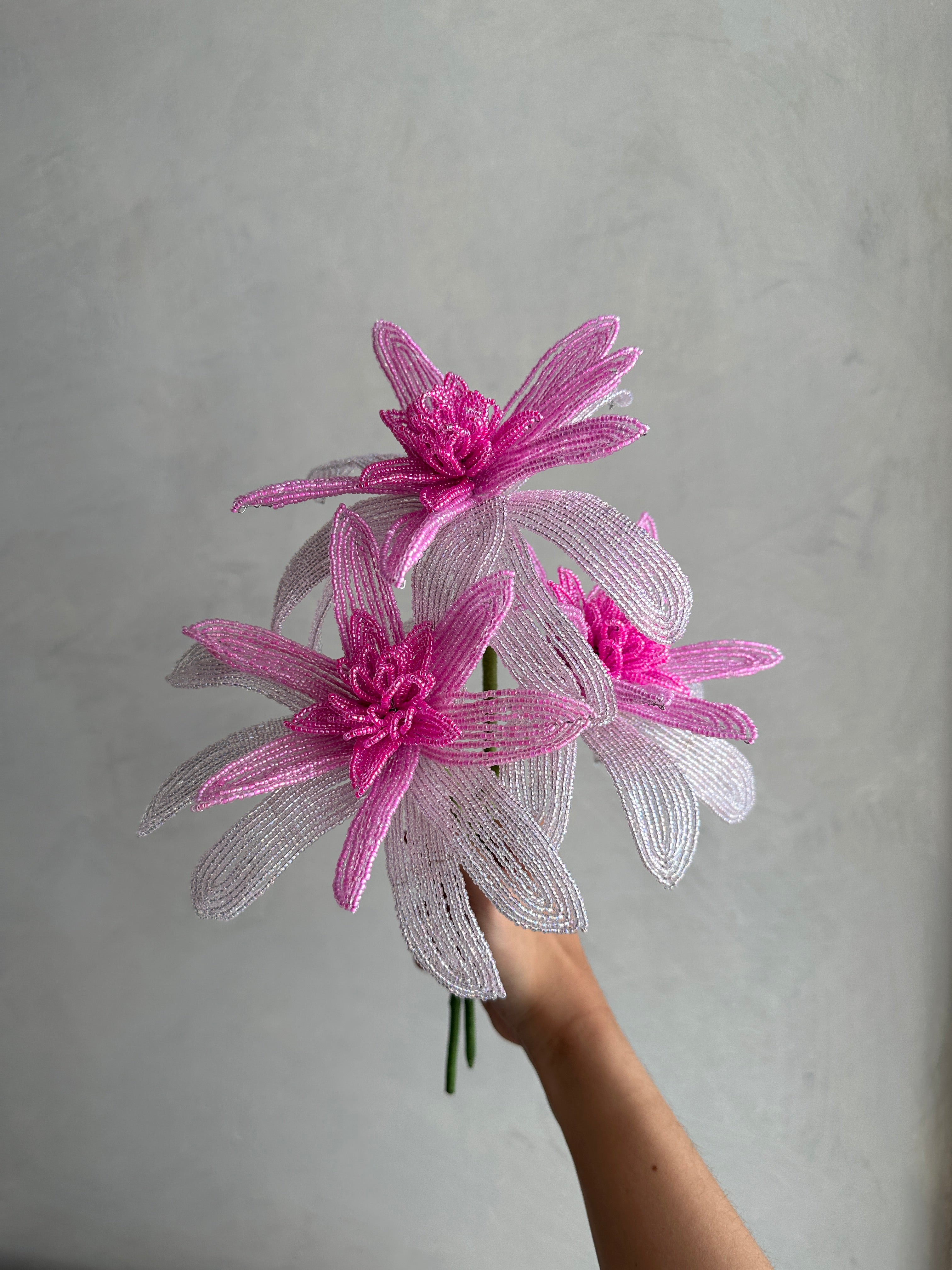 Pink Dahlia Trio Bouquet