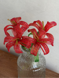 Golden Red Lily Bouquet