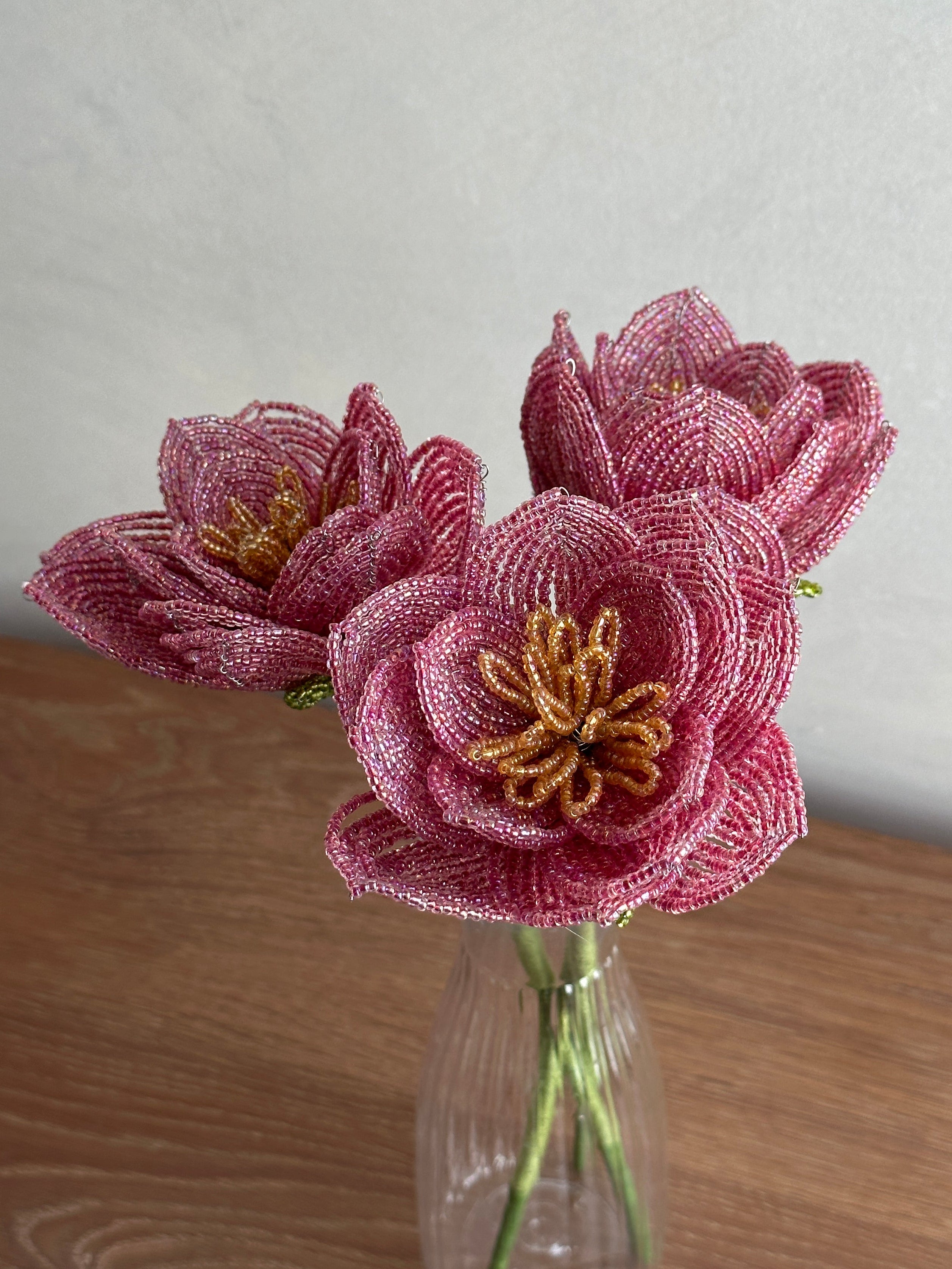 Mauve Rose Trio Bouquet