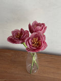 Mauve Rose Trio Bouquet