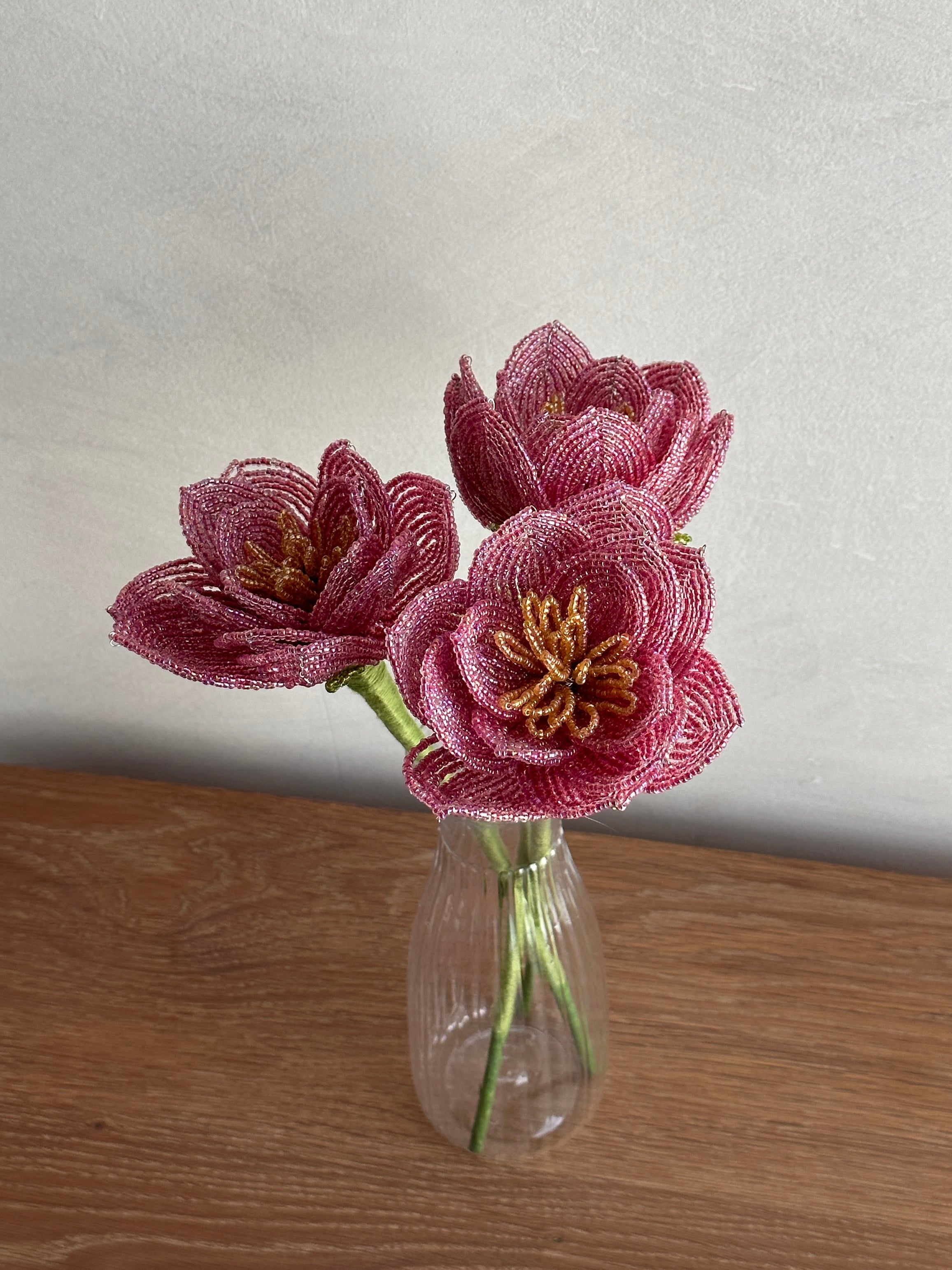Mauve Rose Trio Bouquet